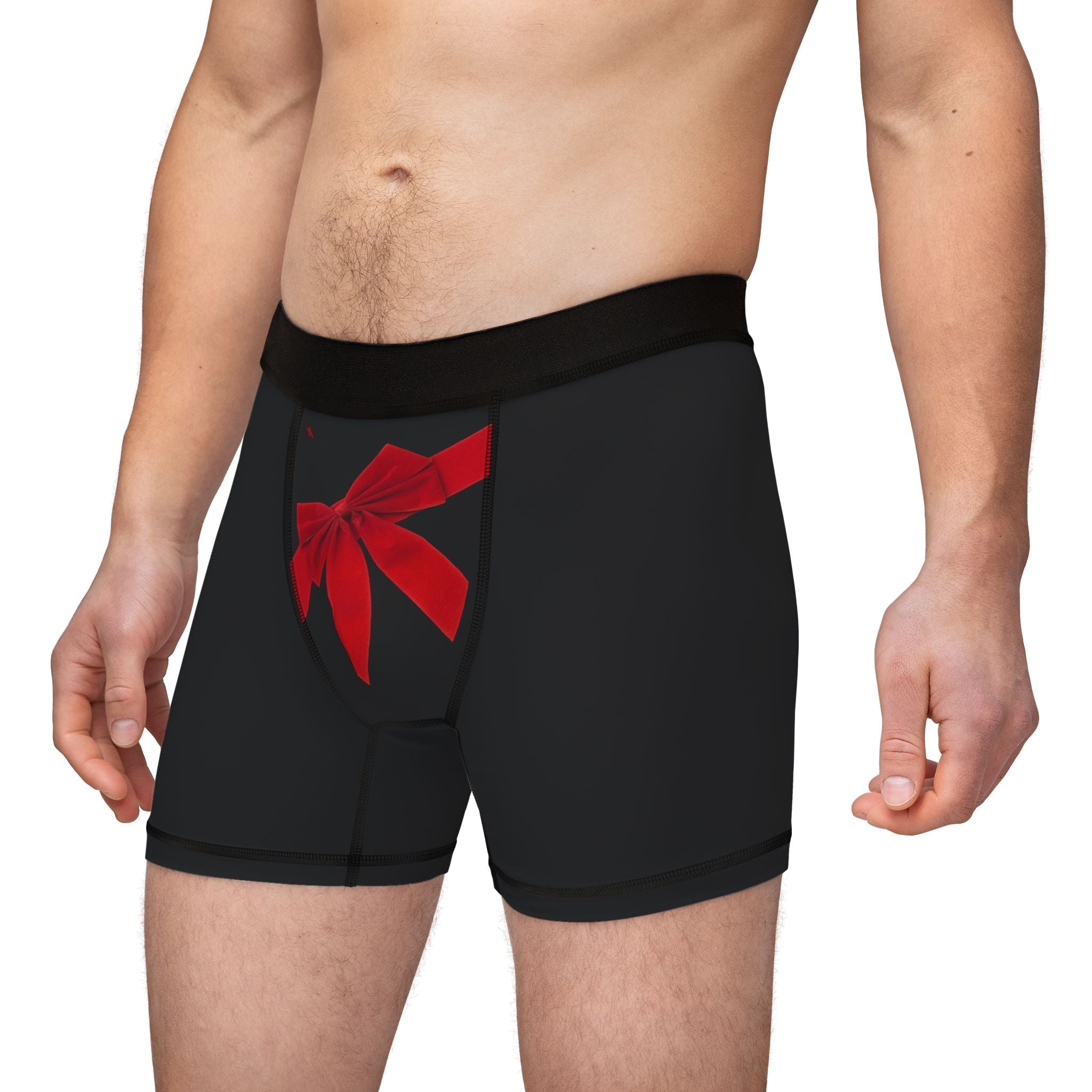 Red Velvet Gift Bow | Mix & Match Fun-Flirty Lovers’ Boxer Briefs