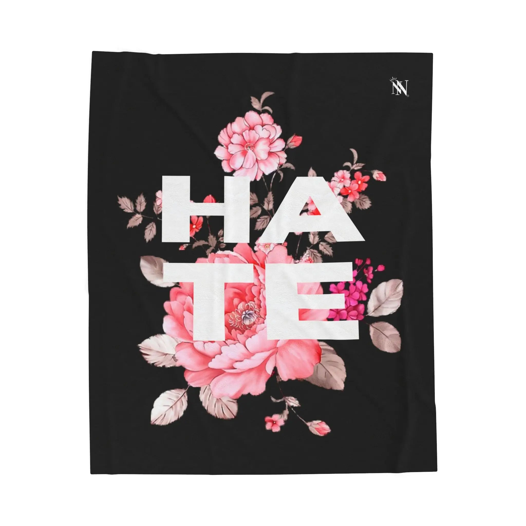 Floral Hate | Mix & Match Soft Fun-Flirty Lovers’ Blankets