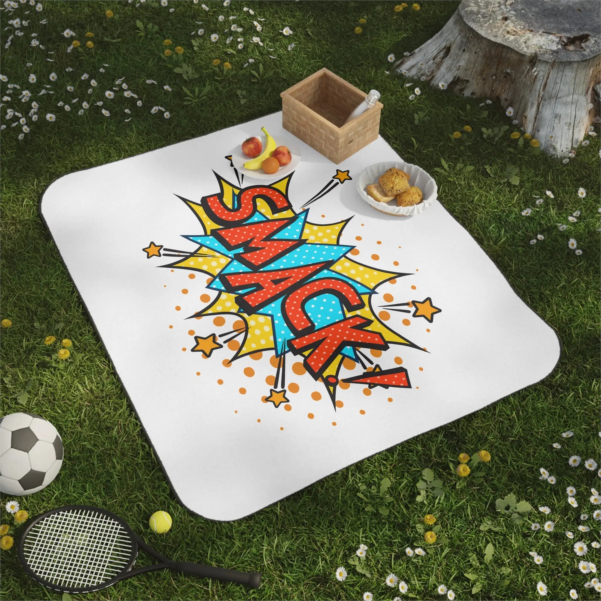 Smack! Cartoon Fun | Mix Match Fun-Flirty Lovers’ Water-Resistant Blankets