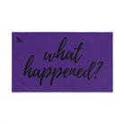 What Happened? Purple Cum Towel