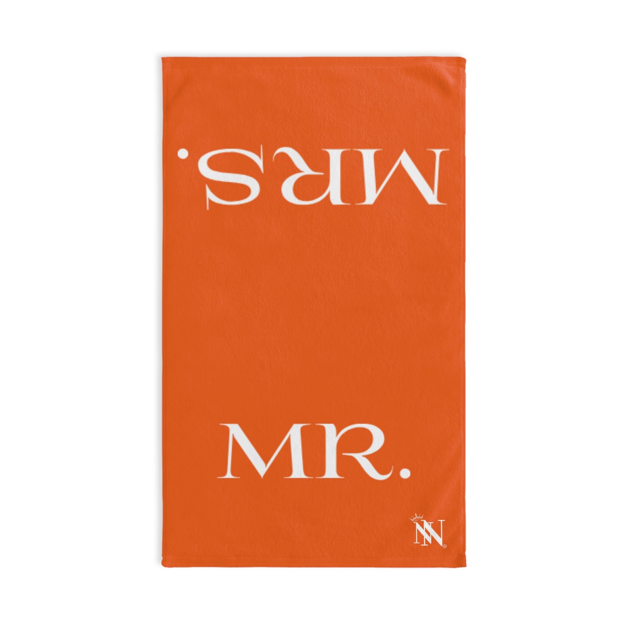 Mr Mrs Shareable Orange | Mix & Match Classic Fun-Flirty Lovers’ Towels