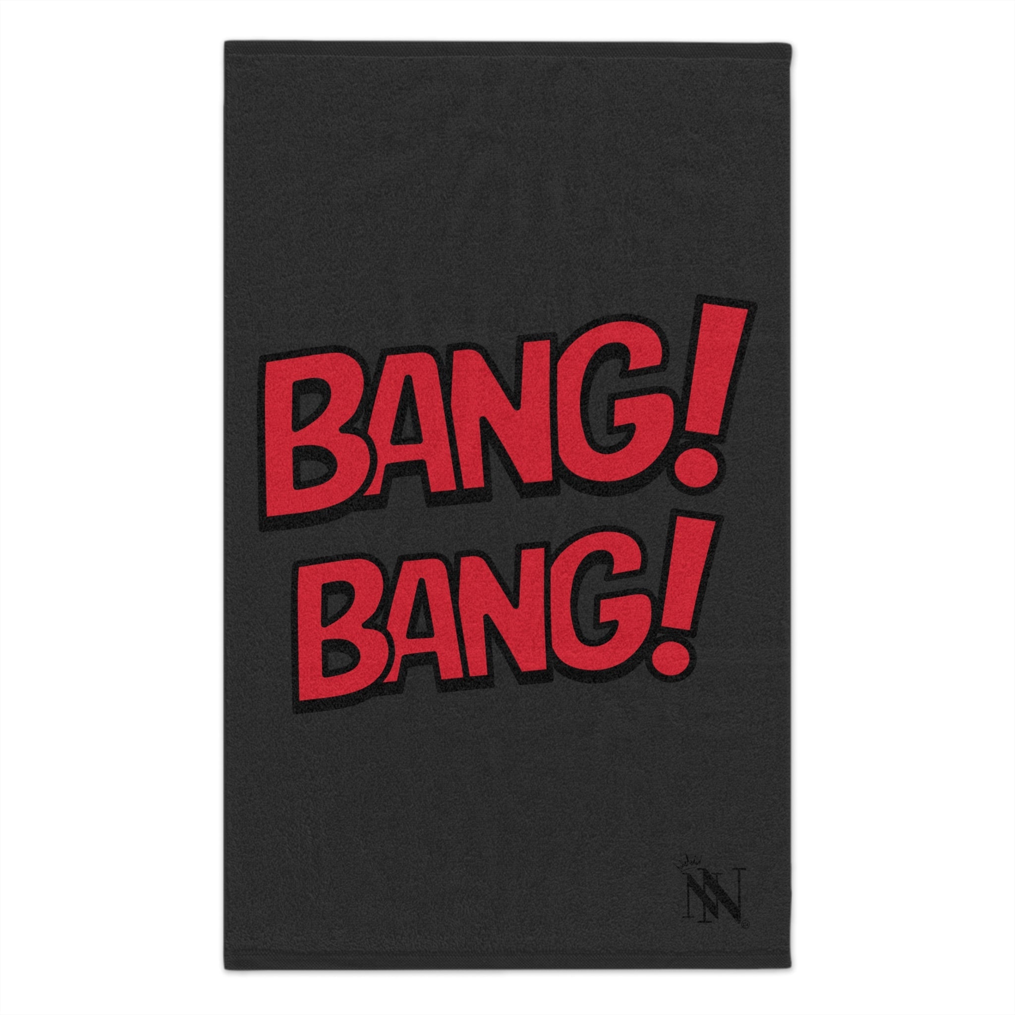 Bang! Bang! Dark Grey | Mix & Match Soft Fun-Flirty Lovers’ Towels