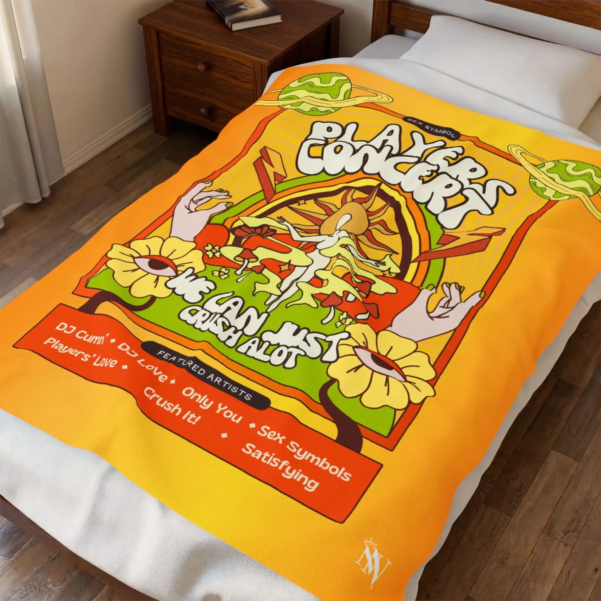 Psychedelic Players Concert Blanket