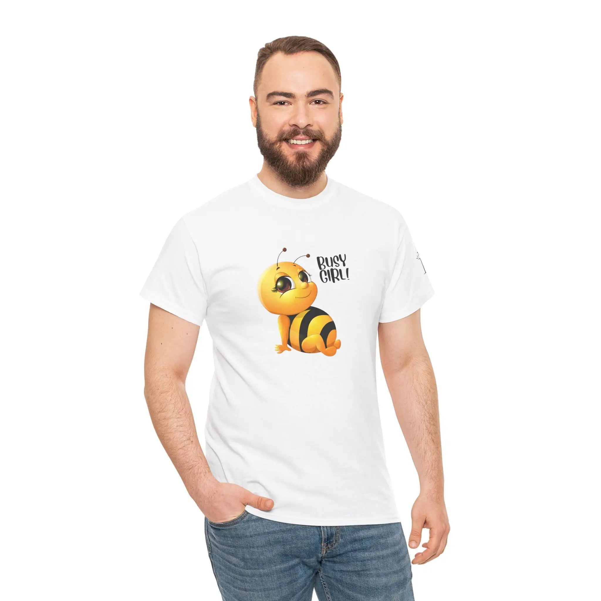 Busy Girl! Bee | Mix & Match 100% Cotton Unisex Fun-Flirty Lovers’ Tees
