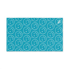 Wink Emoji Pattern Teal | Mix & Match Classic Fun-Flirty Lovers’ Towels
