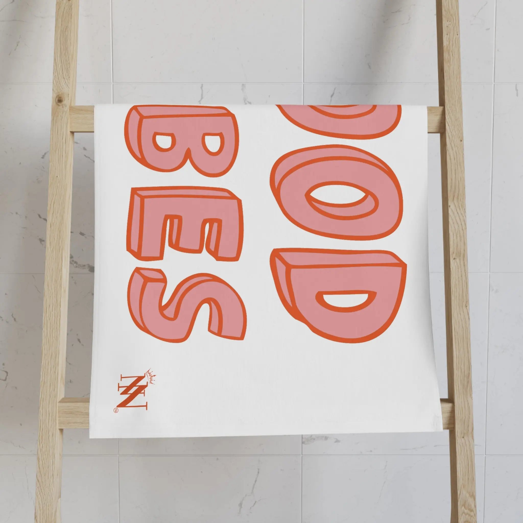 Good Vibes Red Electric Cum Towel