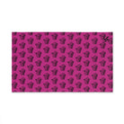 King Crown Patterned Fuscia | Mix & Match Original Fun-Flirty Lovers’ Towels