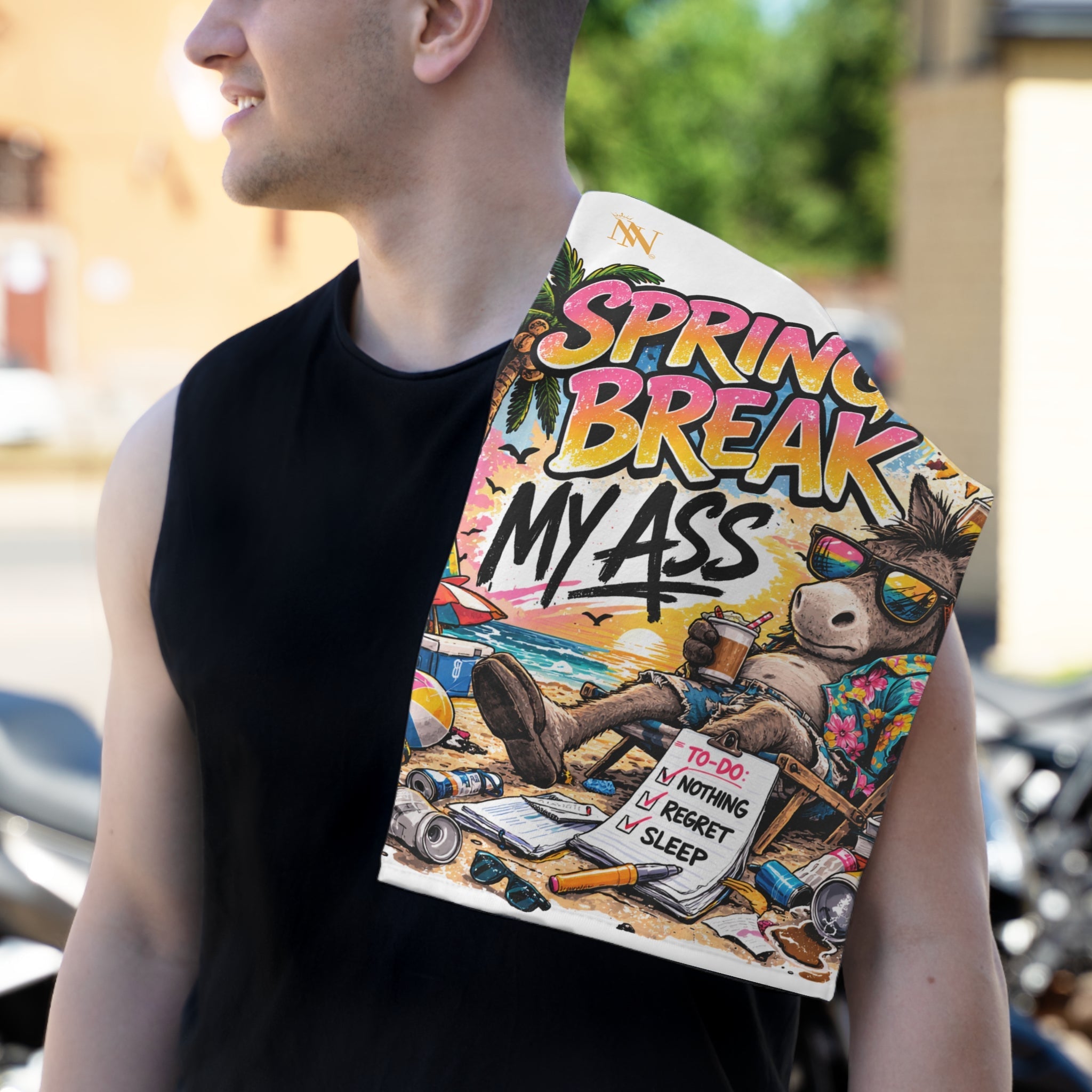 Spring Break My Ass Sex Towel