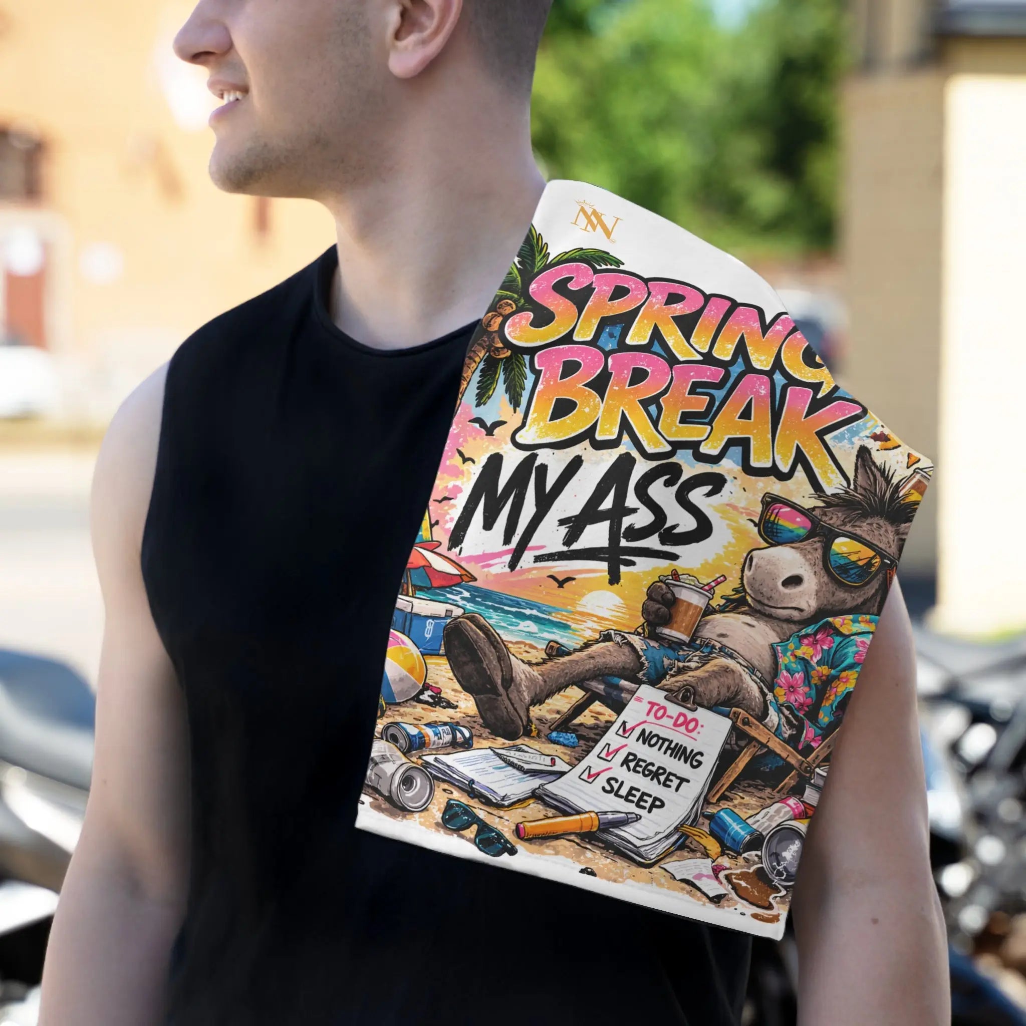 Spring Break My Ass Sex Towel