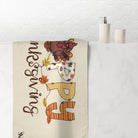 Cute Happy Thanksgiving | Mix & Match XL Fun-Flirty Lovers’ Towels
