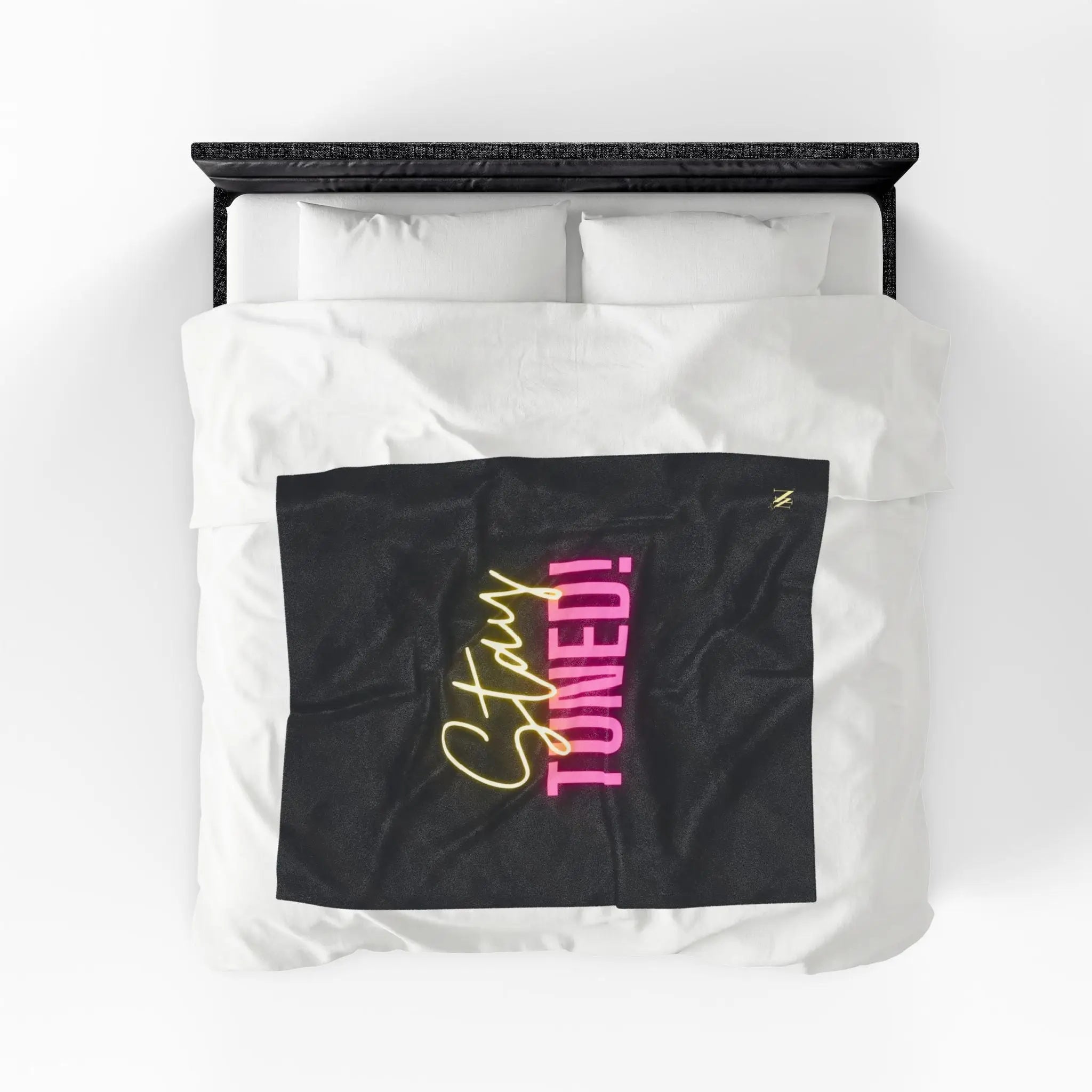 Stay Tuned! Neon Romantic Gifts Silky Soft Love Blanket