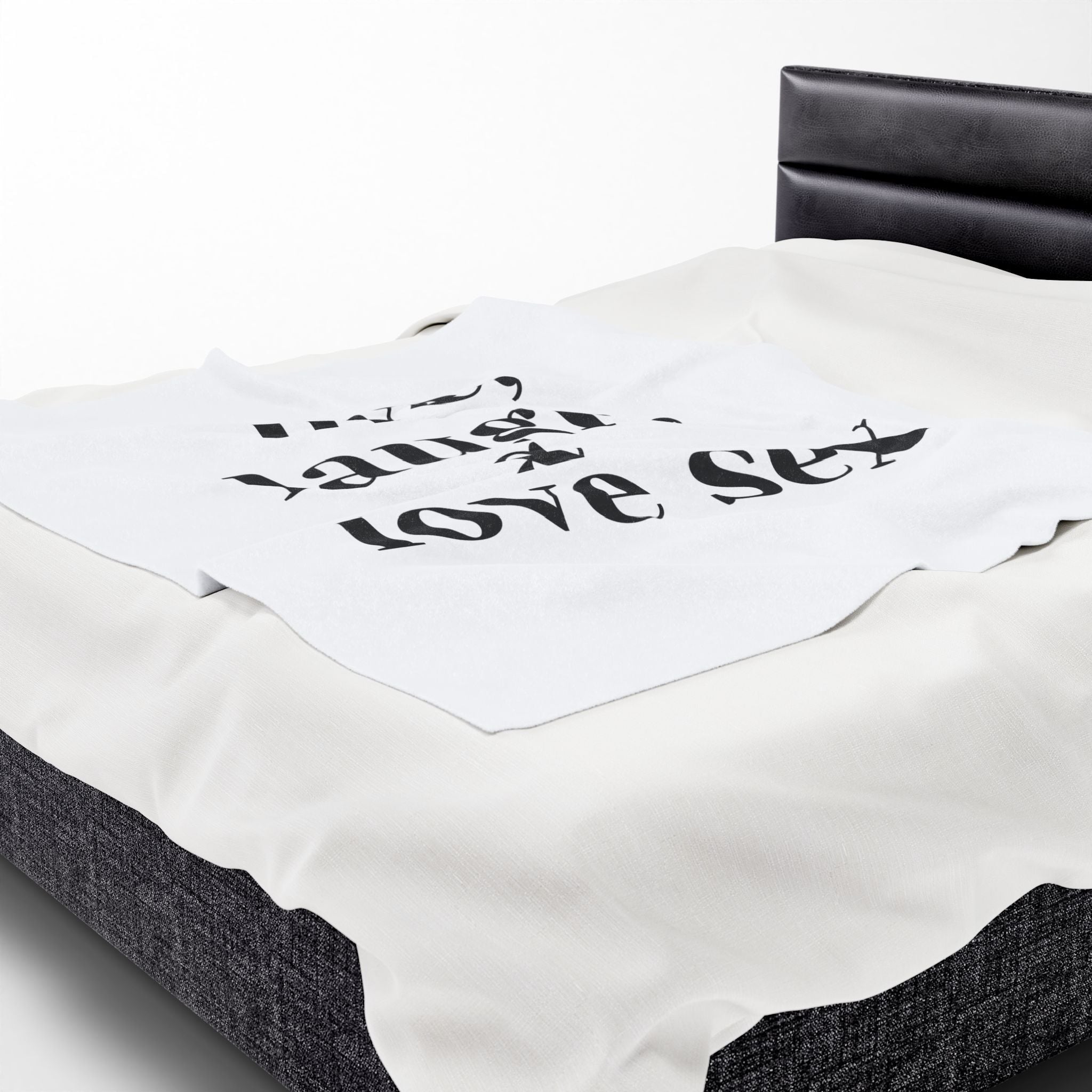 Live Laugh & Love Sex | Mix & Match Fun-Flirty Lovers’ Blankets