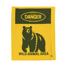 Danger Wild Animal Area | Mix & Match Soft Fun-Flirty Lovers’ Blankets