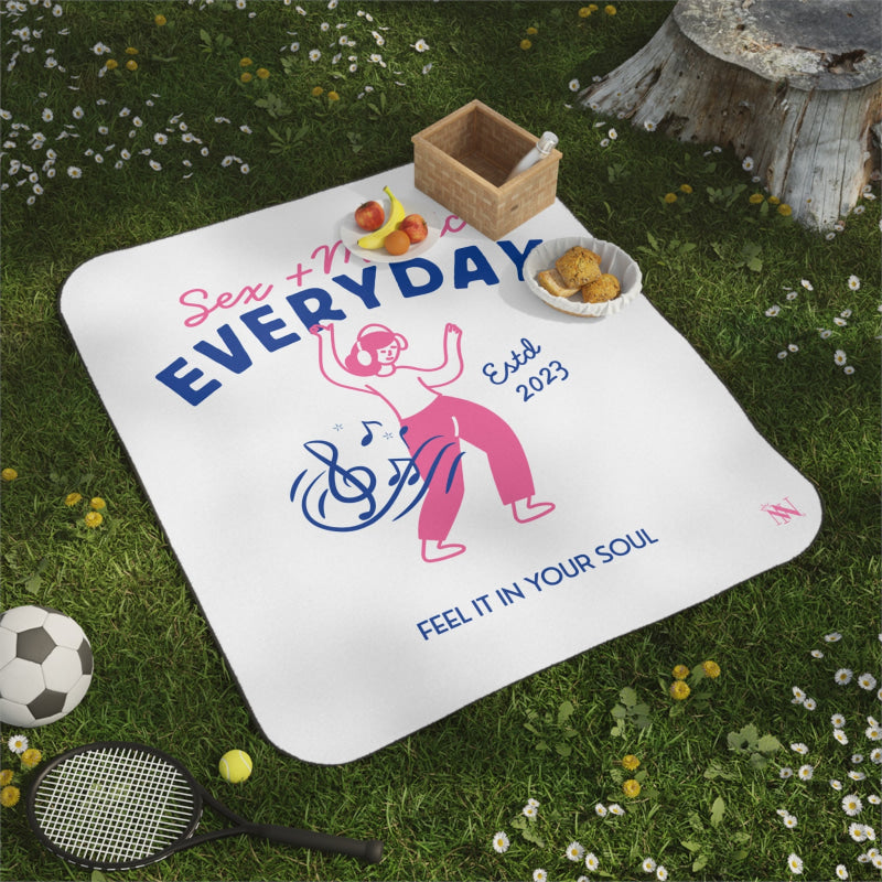 Sex + Music Everyday | Mix Match Fun-Flirty Lovers’ Water-Resistant Blankets