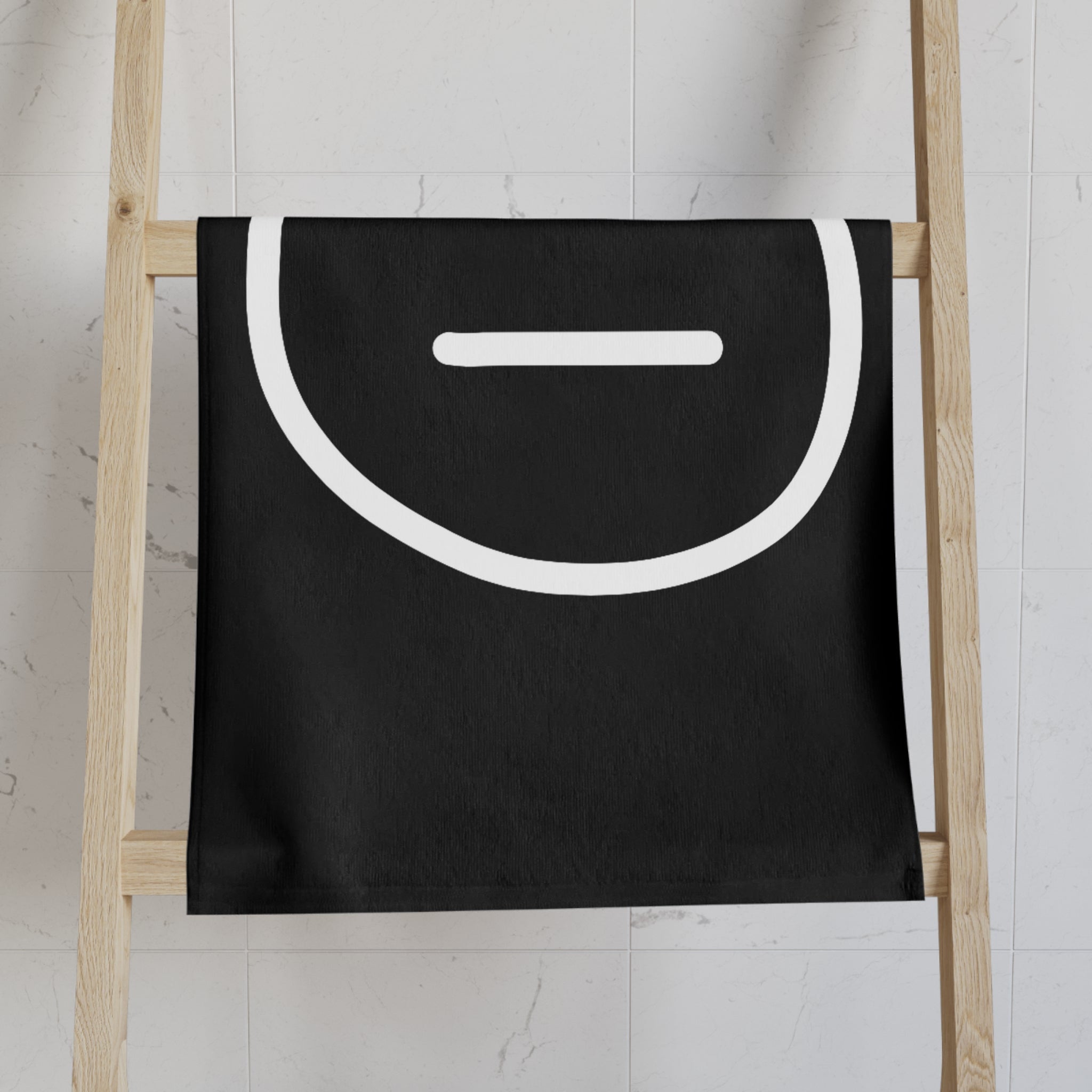 Mehr Emoji Black Cum Towel