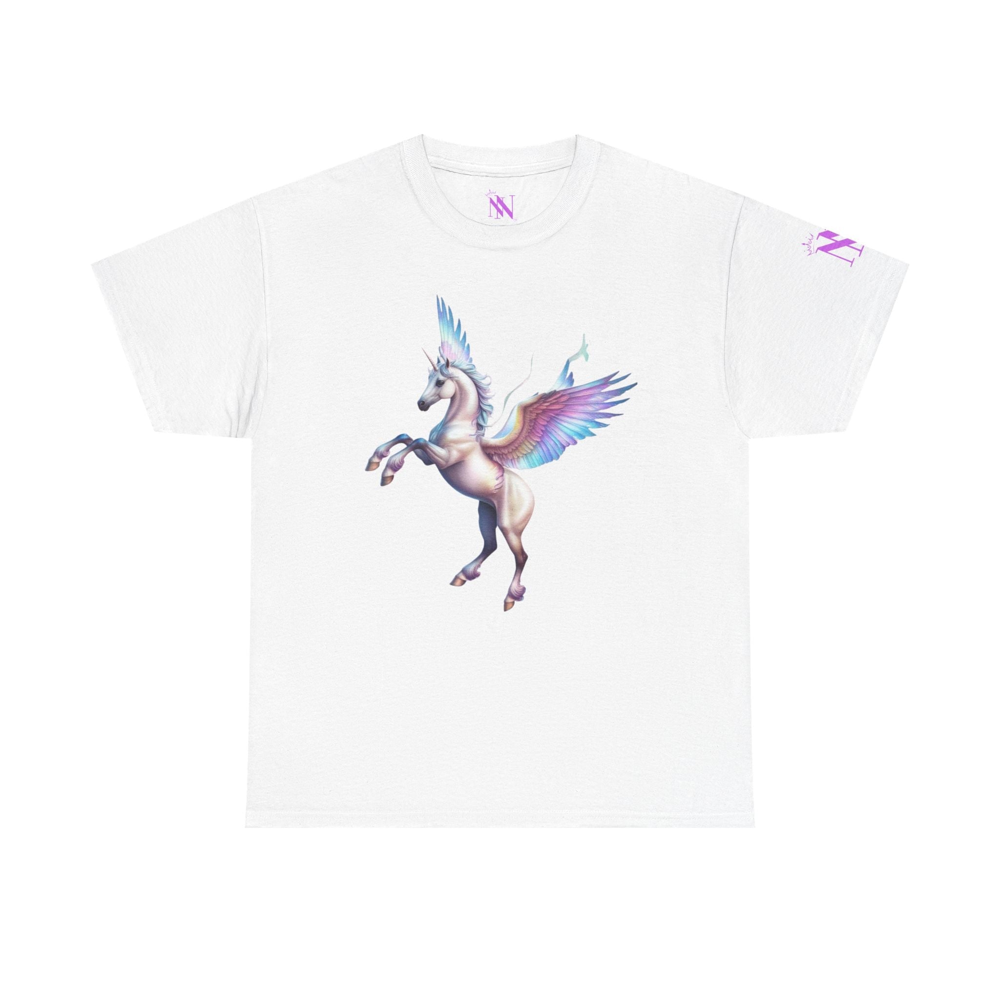 Unicorn with Wings | Mix & Match Cotton Unisex Fun-Flirty Lovers’ Tees