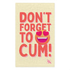 Don’t Forget to Cum! Heart Eyes Emoji Sex Towel