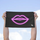 Her Lips Neon | Mix & Match Soft Fun-Flirty Lovers’ Towels