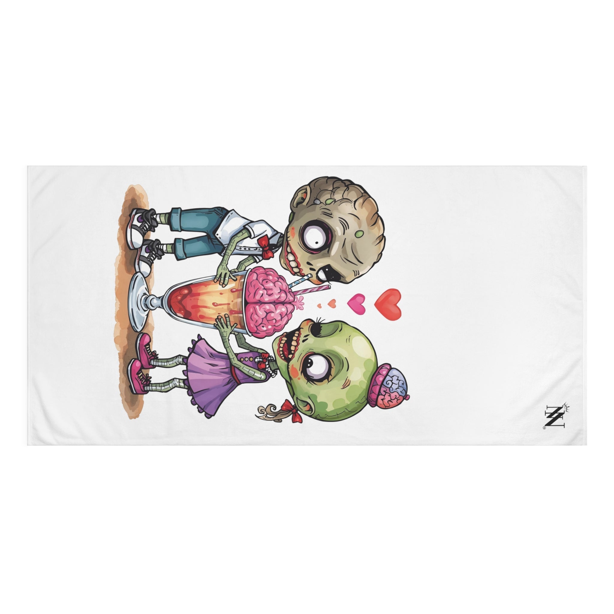 Zombies Share the Love | Mix & Match XL Fun-Flirty Lovers’ Towels