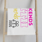 Weekends with Friends White | Mix & Match Classic Fun-Flirty Lovers’ Towels