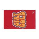 Stay Gold Retro Sticker Red Cum Towel