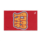 Stay Gold Retro Sticker Red | Mix & Match Classic Fun-Flirty Lovers’ Towels