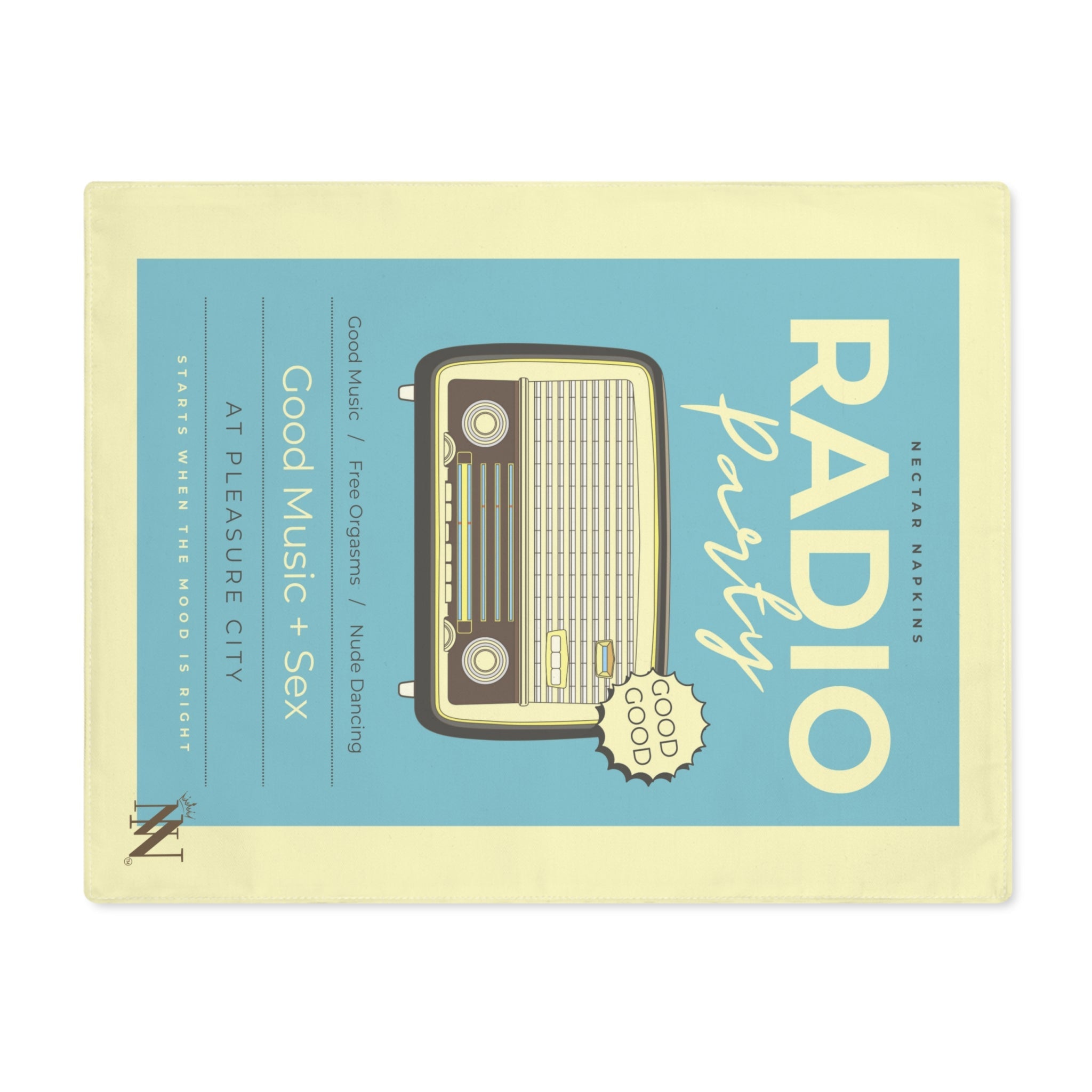 Radio Party | Mix & Match Playful Fun-Flirty Lovers’ Toy Mats