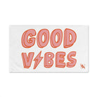 Good Vibes Red Electric | Mix & Match Classic Fun-Flirty Lovers’ Towels
