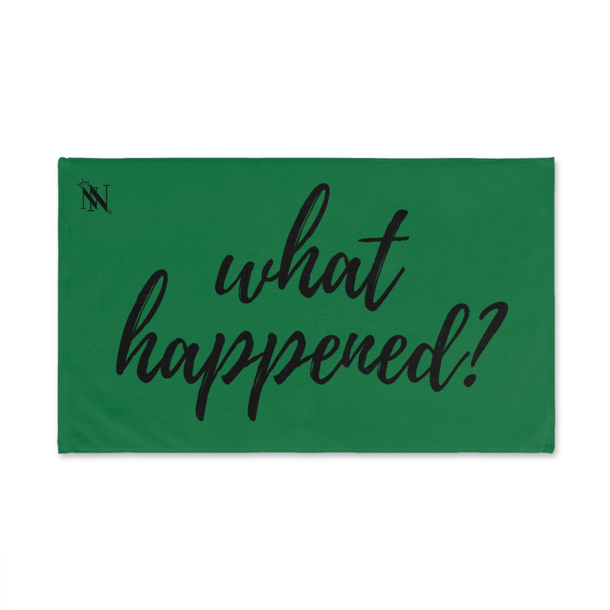 What Happened? Green Cum Towel