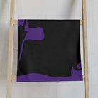 SHHH Girl Silhouette Purple | Mix & Match Classic Fun-Flirty Lovers’ Towels