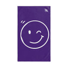 Wink Emoji Purple Cum Towel