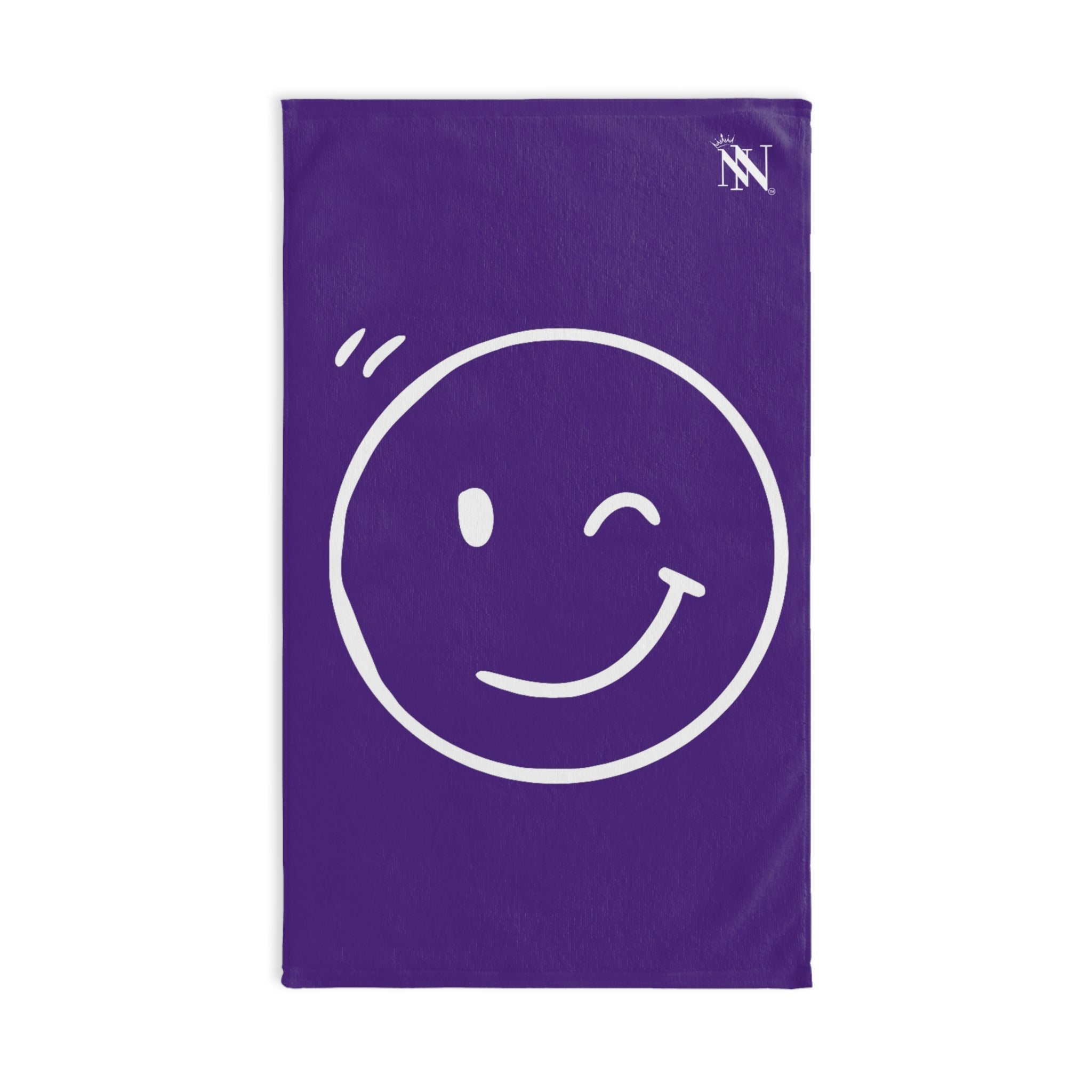 Wink Emoji Purple Cum Towel