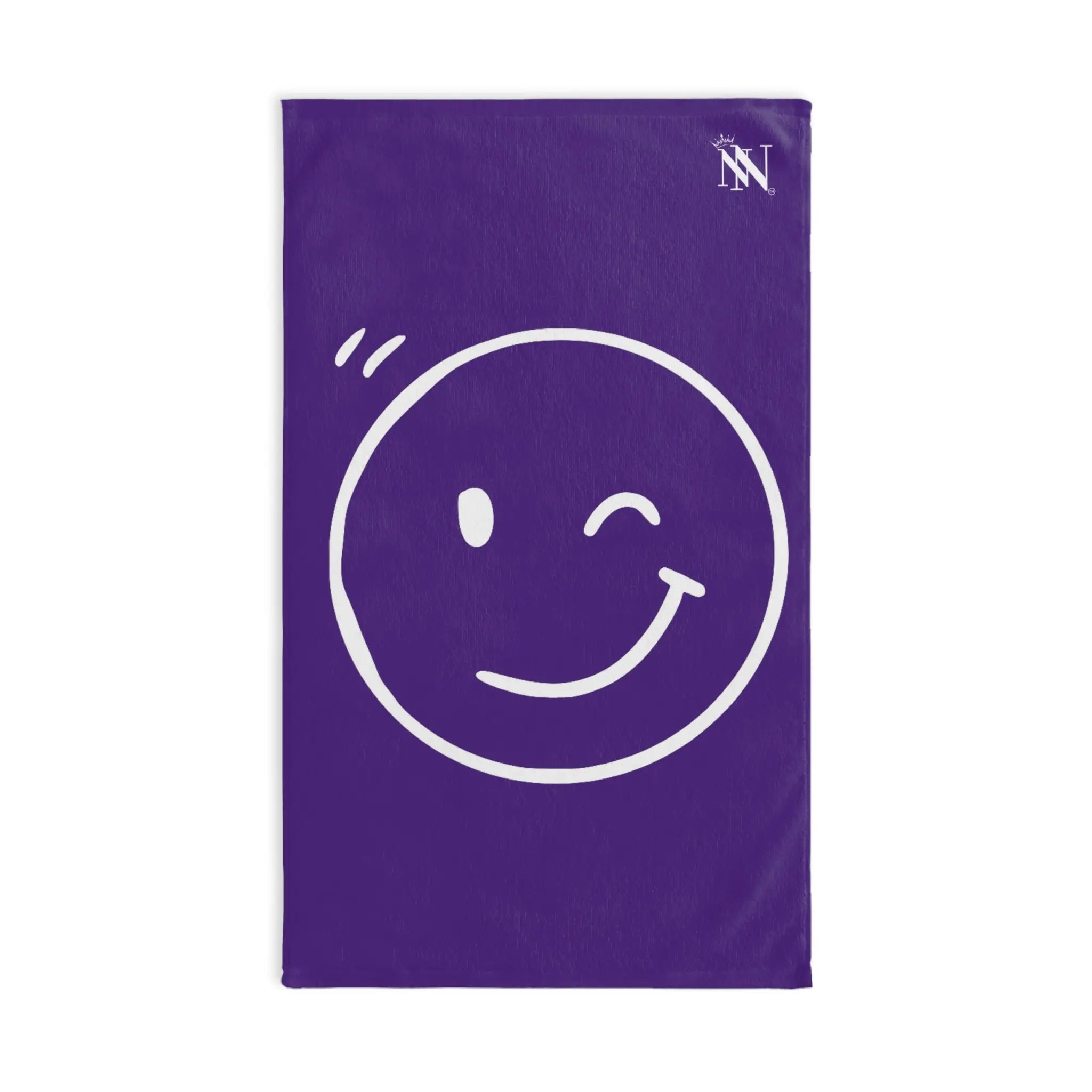 Wink Emoji Purple Cum Towel