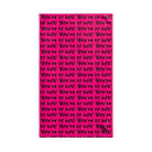 You’re So Hot! Patterned Signature Pink | Nectar Napkins Classic Fun-Flirty Lovers’ Colored Towels