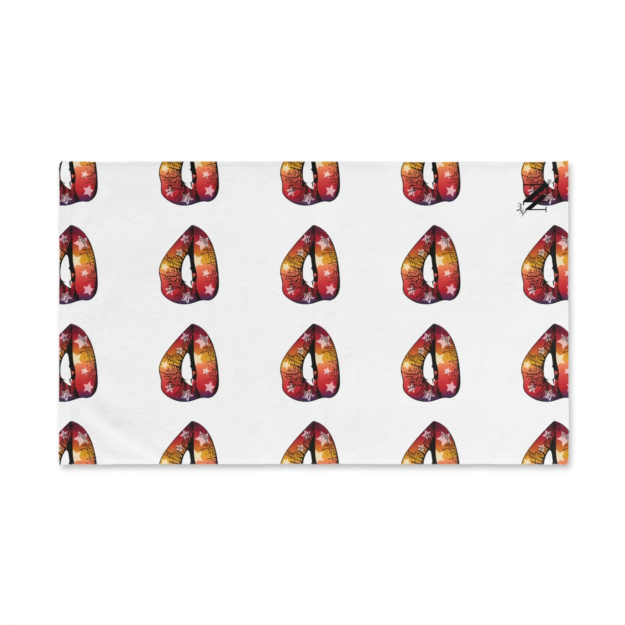 Stars Lips Kiss Patterned | Mix & Match Original Fun-Flirty Lovers’ Towels