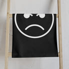 Angry Emoji Black | Mix & Match Classic Fun-Flirty Lovers’ Towels