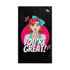 Shh! You’re Great! Anime | Nectar Napkins Classic Fun-Flirty Lovers’ Towels