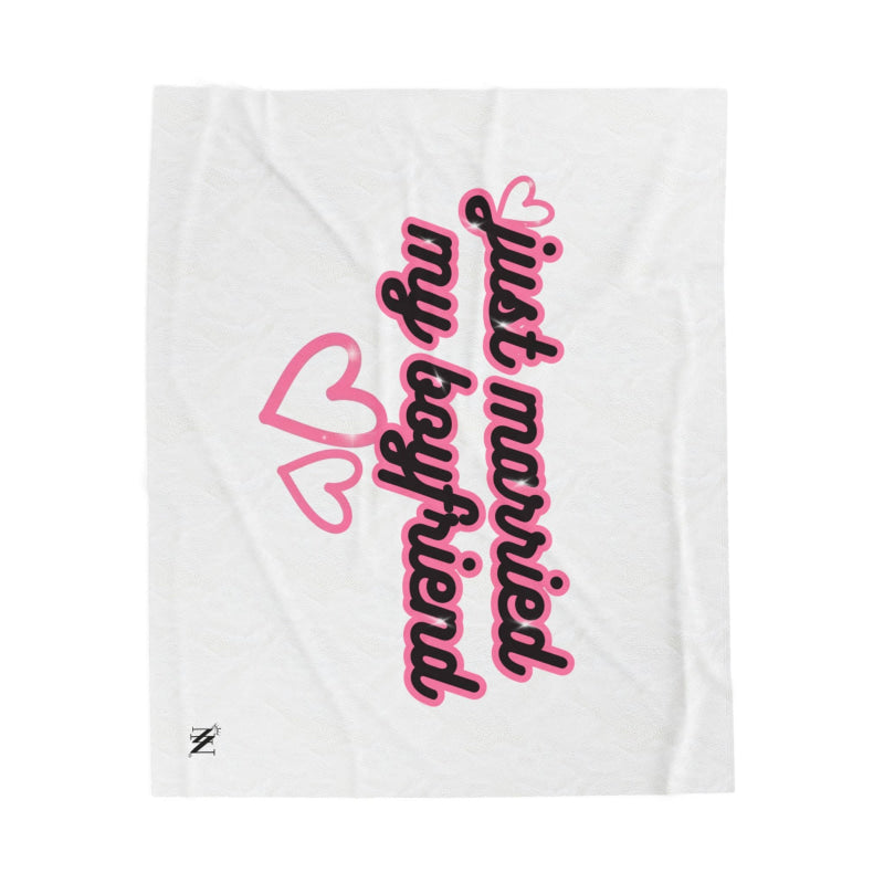 Just Married My Boyfriend | Mix & Match Soft Fun-Flirty Lovers’ Blankets