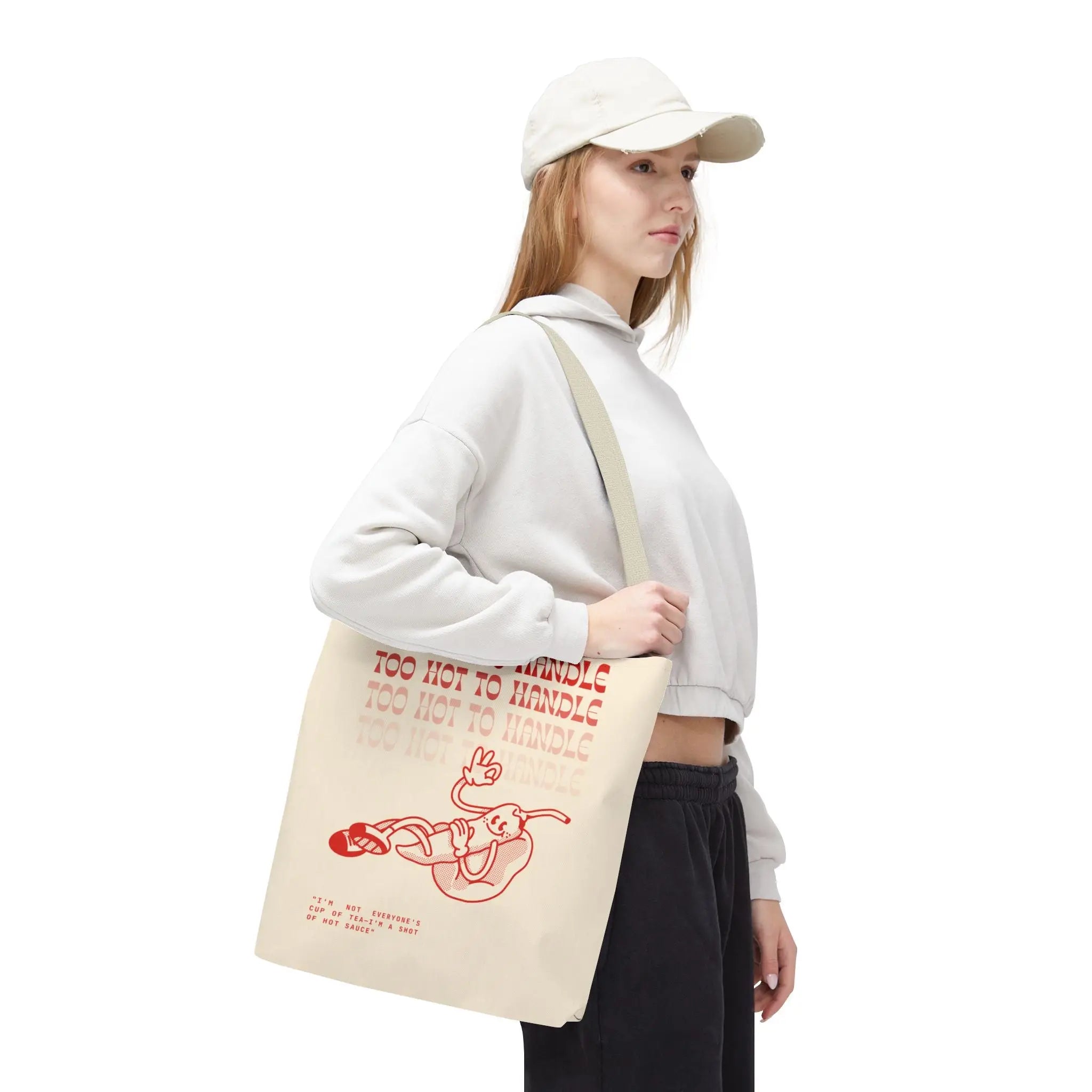 Too Hot to Handle Pepper | Mix & Match Fun-Flirty Lovers’ Totes