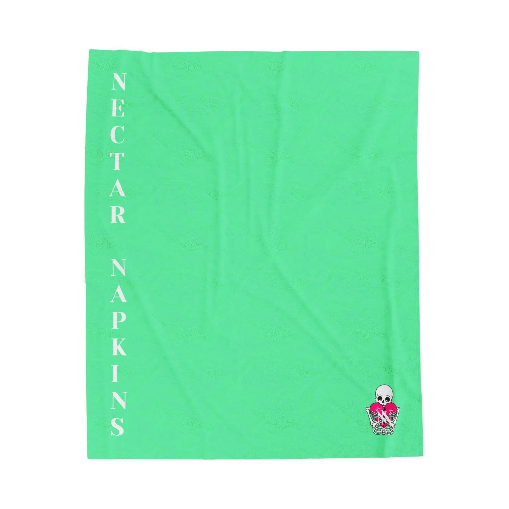 Nectar Napkins Brand Mint Green Love Blanket