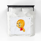 Blow Me a Kiss Emoji Blanket