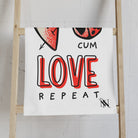 Cum Love Repeat Cum Towel