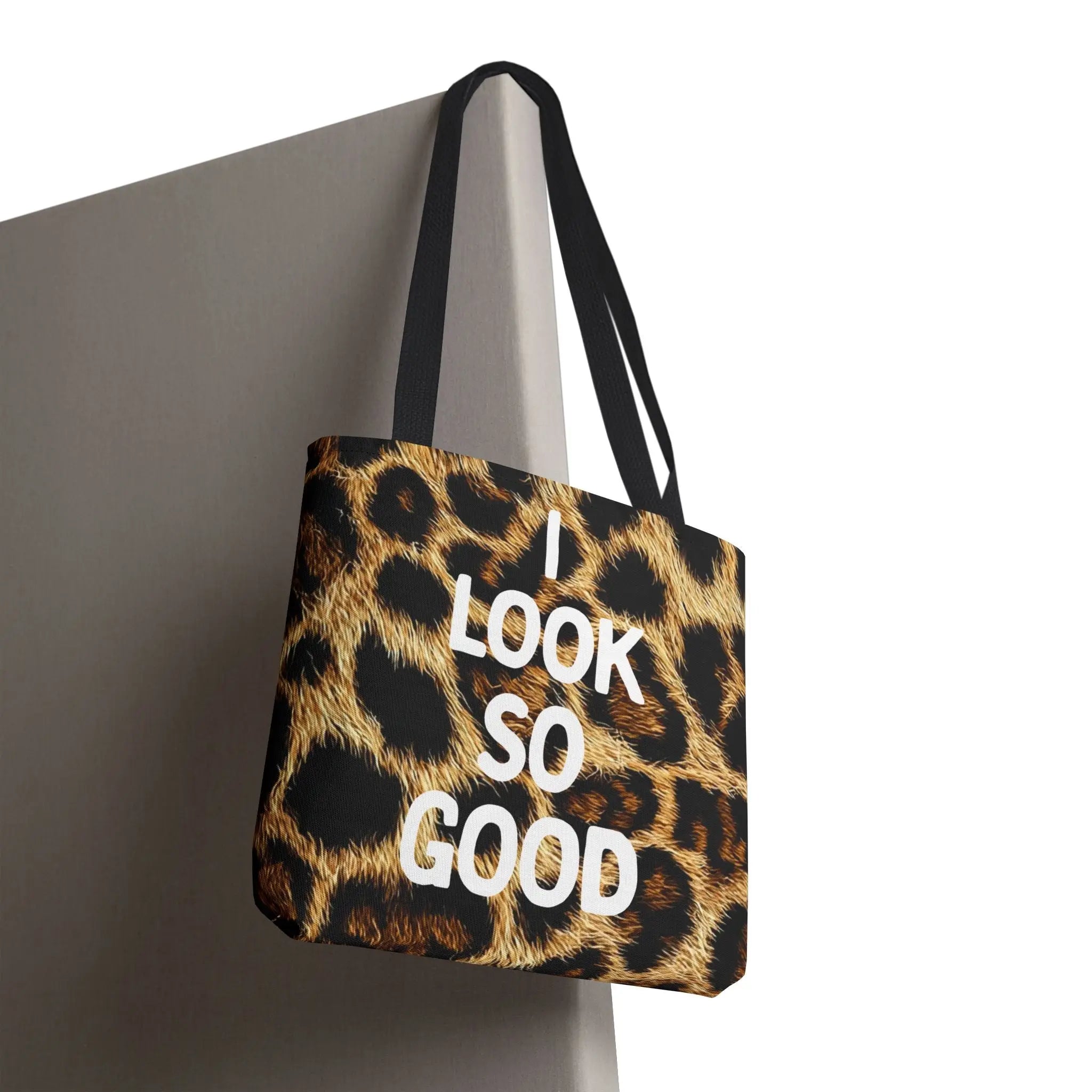 I Look So Good Realistic Cheetah Print Tote Bag