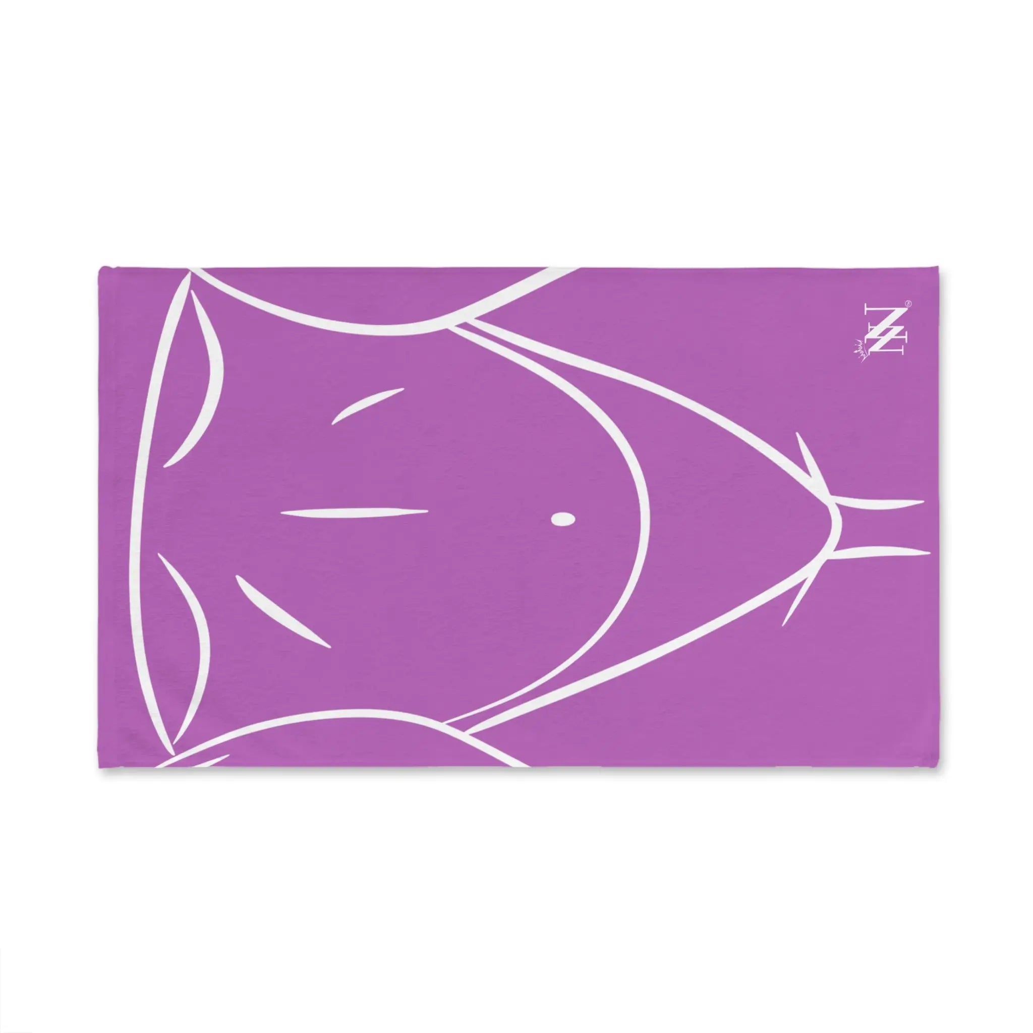 Sexy Female Outline Soft Plum Cum Towel