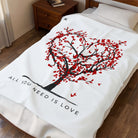 All You Need is Love Tree | Mix & Match Soft Fun-Flirty Lovers’ Blankets