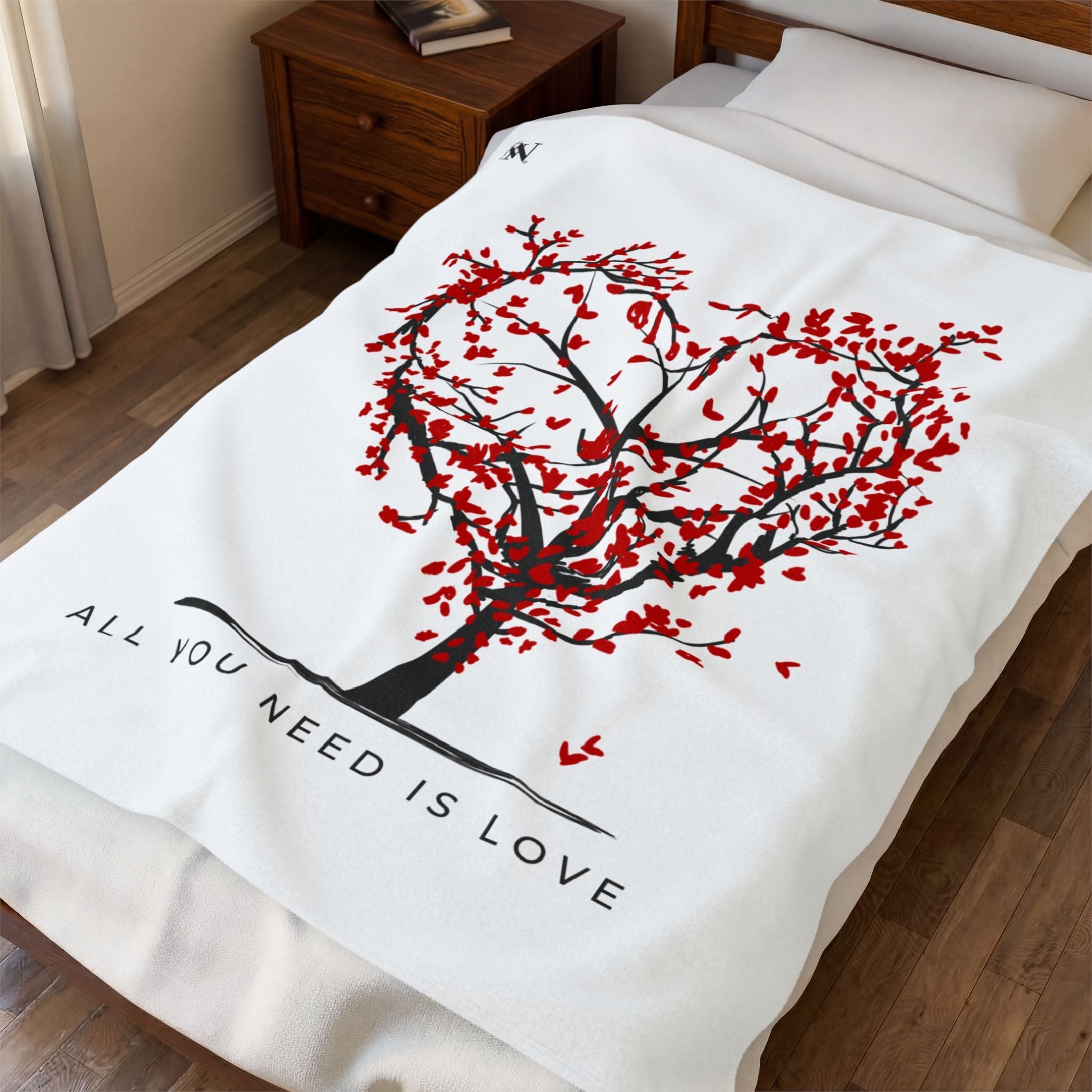 All You Need is Love Tree | Mix & Match Soft Fun-Flirty Lovers’ Blankets