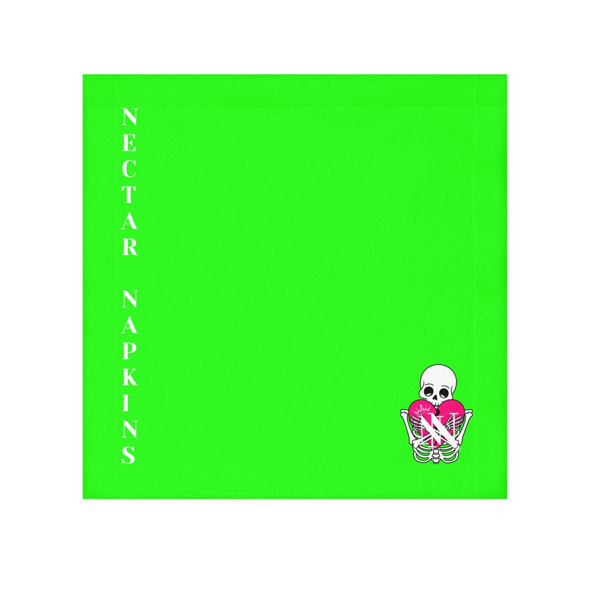 Nectar Napkins Brand Neon Green Microfiber Cum Rag
