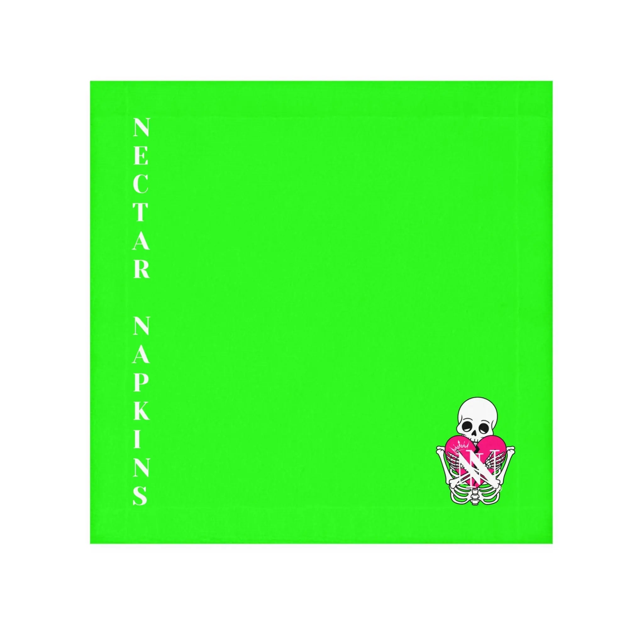 Nectar Napkins Brand Neon Green Microfiber Cum Rag