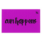 Cum Happens Bright Purple | Mix & Match Soft Fun-Flirty Lovers’ Towels