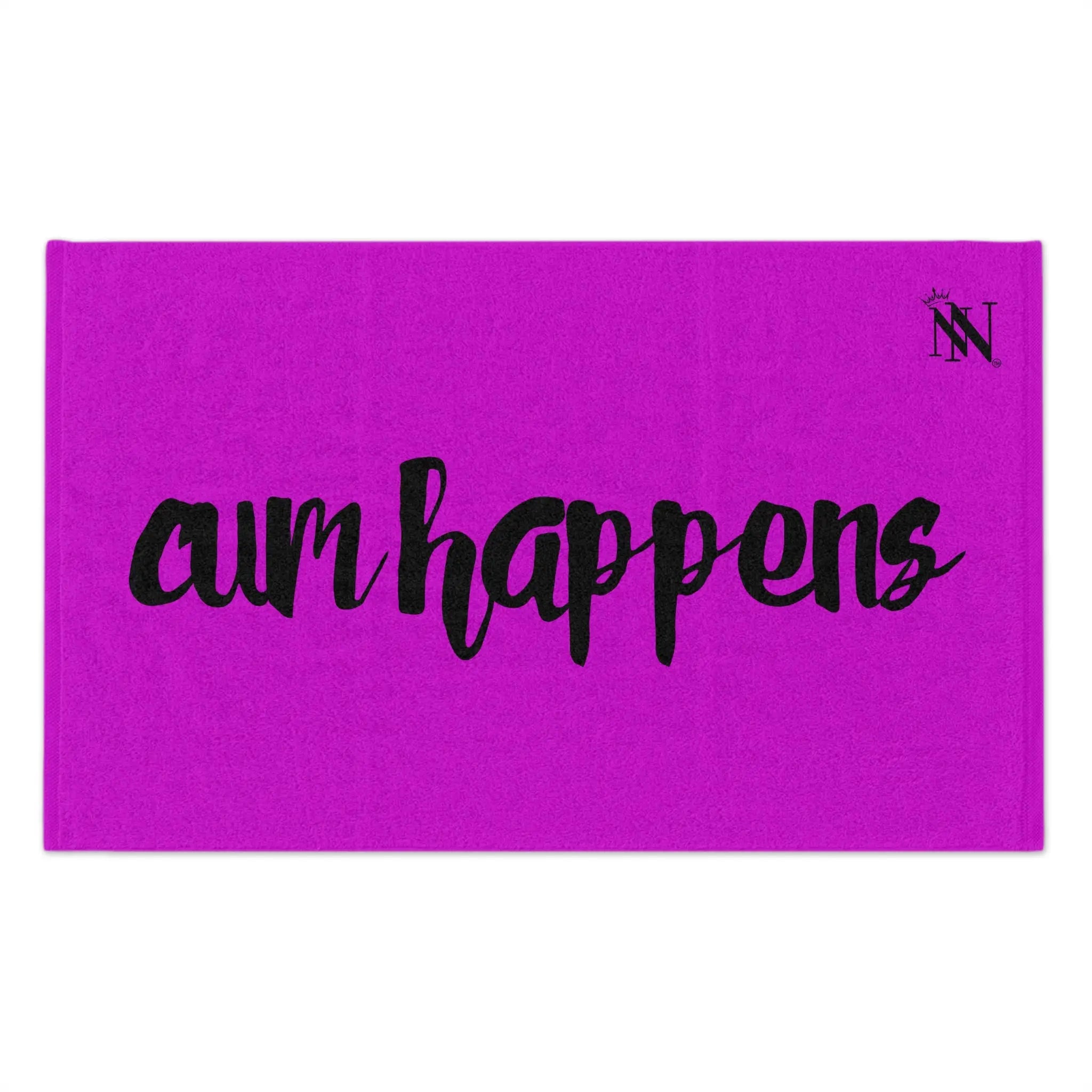 Cum Happens Bright Purple | Mix & Match Soft Fun-Flirty Lovers’ Towels